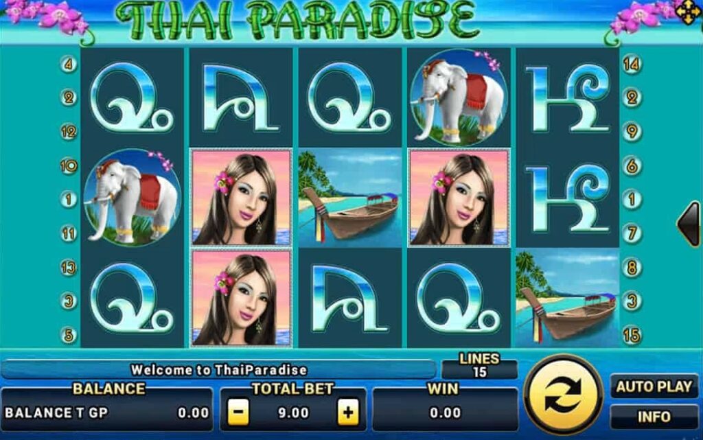 รูปแบบแจ็คพอตเกมและกติการการเอาชนะในเกม Thai Paradise ไทย พาราไดซ์