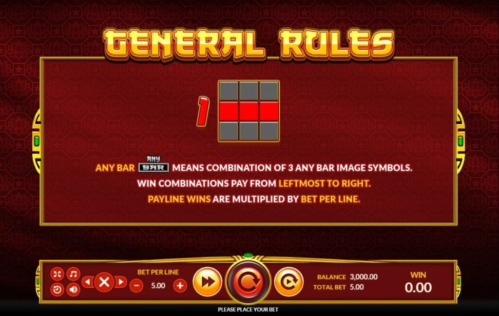 สัญลักษณ์ และ LINES เกมสล็อตทริปเปิ้ล ไทเกอร์
