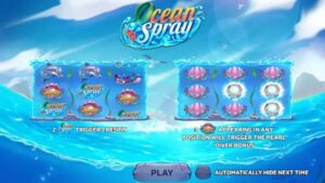 รูปแบบแจ็คพอตเกมและกติการการเอาชนะในเกม Ocean Spray : โอเชี่ยน สเปรย์