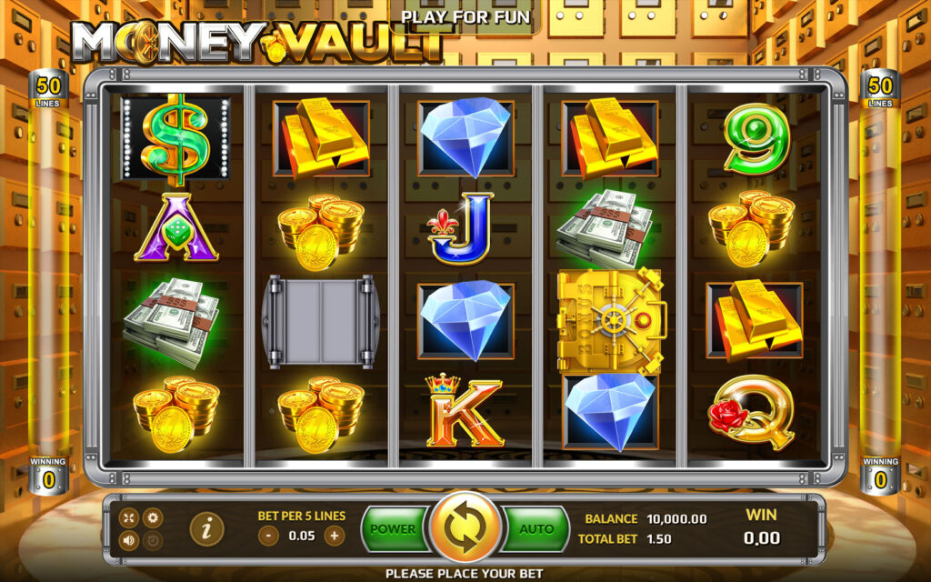 รูปแบบแจ็คพอตเกมและกติกาการเอาชนะในเกม Money Vault : มันนี่ วอล์ท