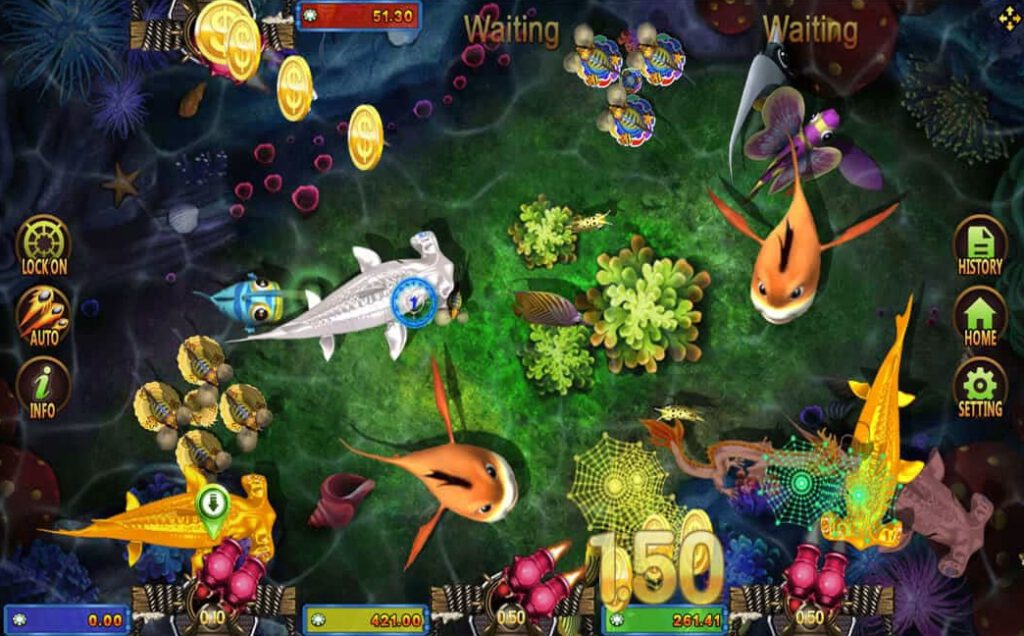 รูปแบบแจ็คพอตเกมและกติกาการเอาชนะในเกม Golden Toad Fish Hunting  : โกลด์เด้น โทด ฟิช ฮันติ้ง