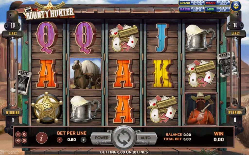 รูปแบบแจ็คพอตเกมและกติการการเอาชนะในเกม Bounty Hunter  : เบาตี้ ฮันเตอร์