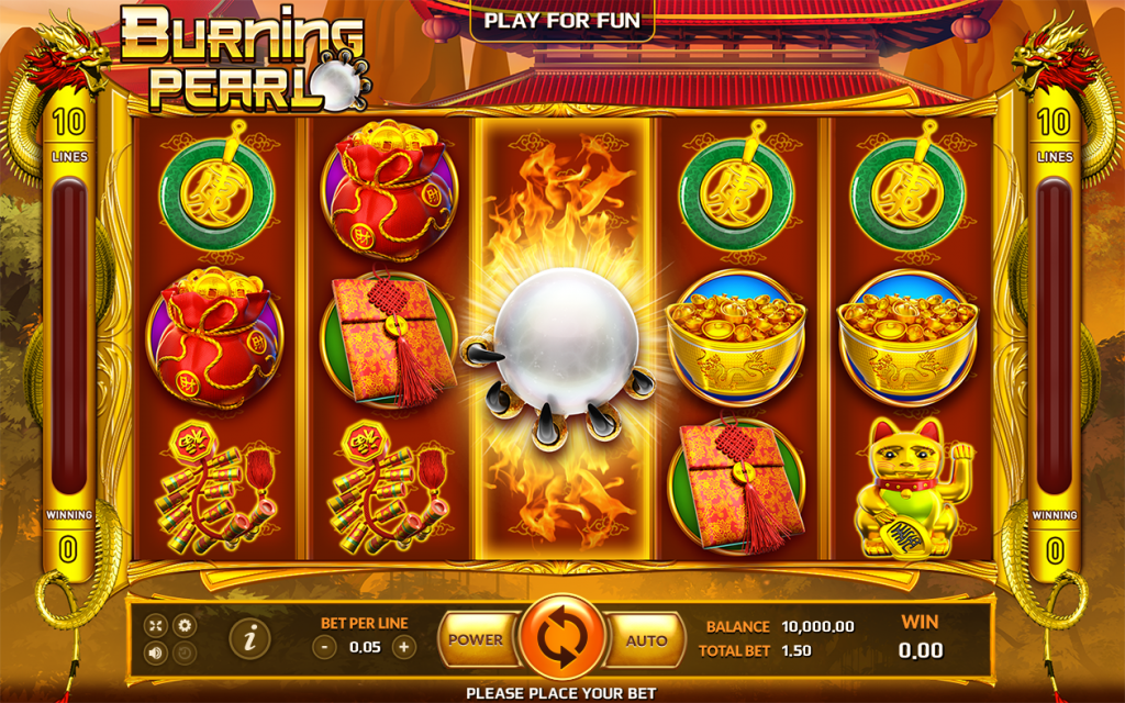 รูปแบบแจ็คพอตเกมและกติการการเอาชนะในเกม Burning Pearl  : เบิร์นนิ่ง เพรียล