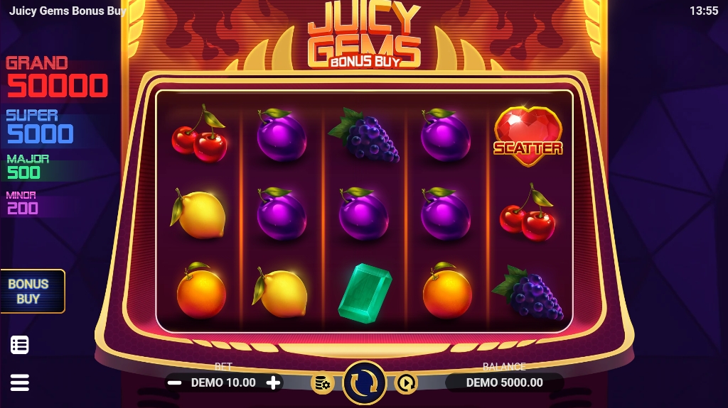 ทดลองเล่นสล็อต JUICY GEMS BONUS BUY