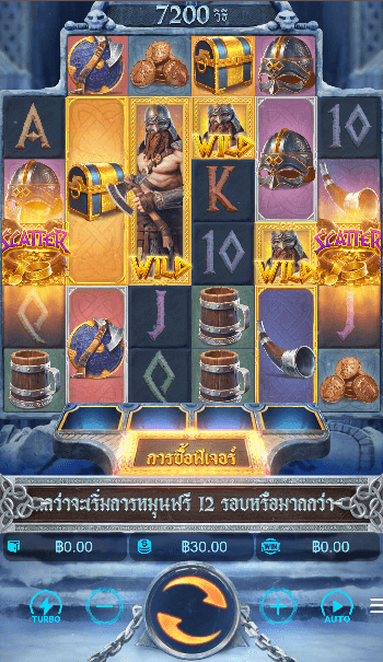 Asgardian Rising เกมค่าย PG SLOT เว็บตรง บนเว็บ SLOTXO