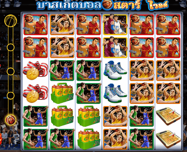 Basketball Star Wilds เกมค่าย Microgaming เว็บตรง บน SLOTXO