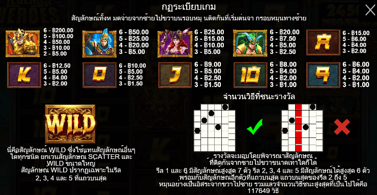 Legend of Heroes Megaways สล็อต Pragmatic Play ฟรีเครดิต