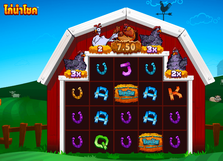 Lucky Clucks™ เกมค่าย Microgaming เว็บตรง บน SLOTXO