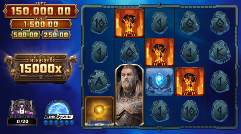 Thunderstruck Wild Lightning เกมค่าย Microgaming เว็บตรง บน SLOTXO