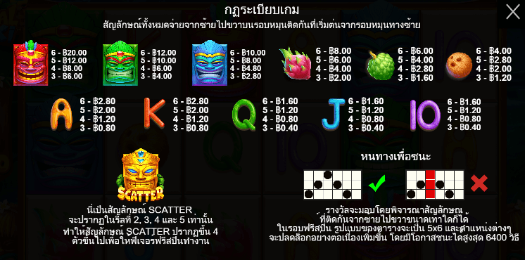 Tropical Tiki สล็อต Pragmatic Play ฟรีเครดิต