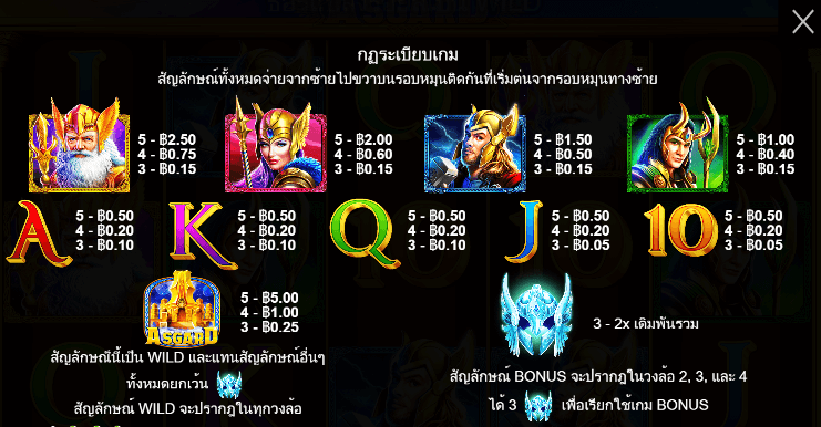 Asgard สล็อต Pragmatic Play ฟรีเครดิต