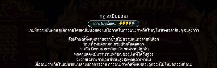 Hot Chilli สล็อต PP SLOT