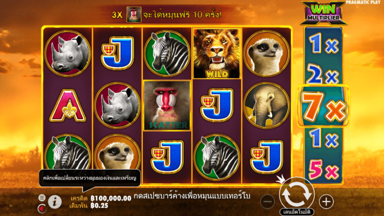 Hot Safari สล็อต Pragmatic Play