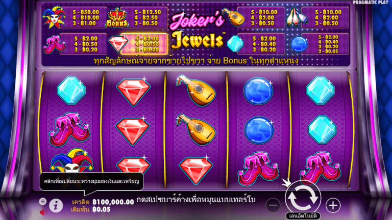Joker’s Jewels สล็อต Pragmatic Play