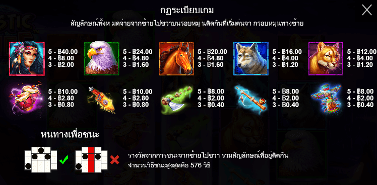 Mystic Chief สล็อต Pragmatic Play ฟรีเครดิต