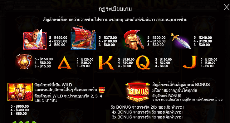 Spartan King สล็อต Pragmatic Play ฟรีเครดิต