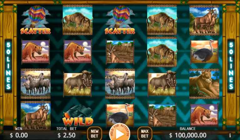 ทดลองเล่นสล็อต KA Gaming Africa Run