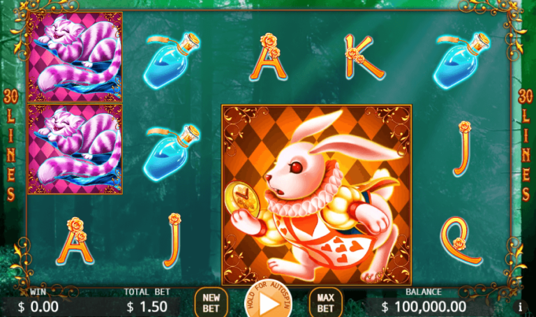 ทดลองเล่นสล็อต KA Gaming Alice in MegaLand