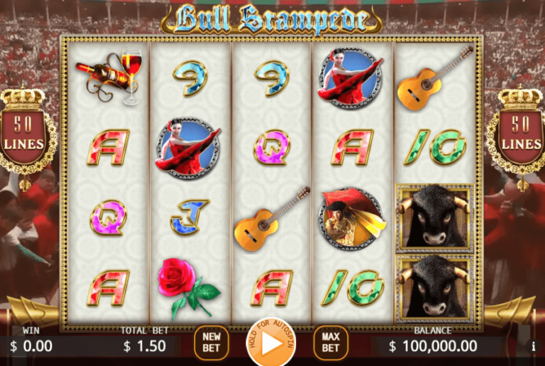 ทดลองเล่นสล็อต KA Gaming Bull Stampede