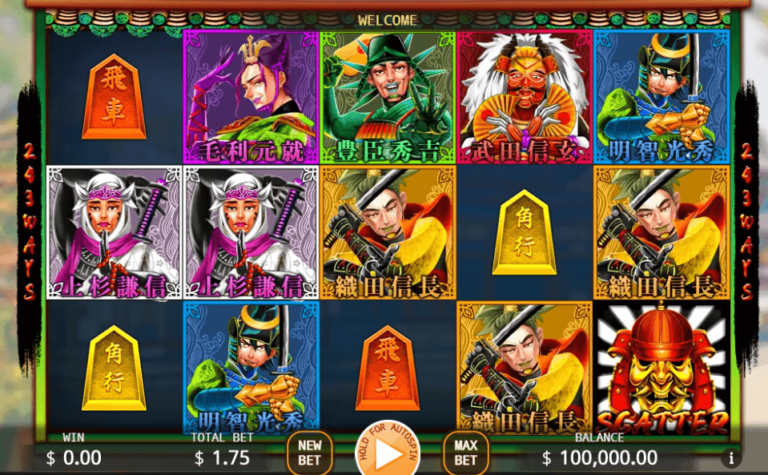 ทดลองเล่นสล็อต KA Gaming Japanese 7 Heroes