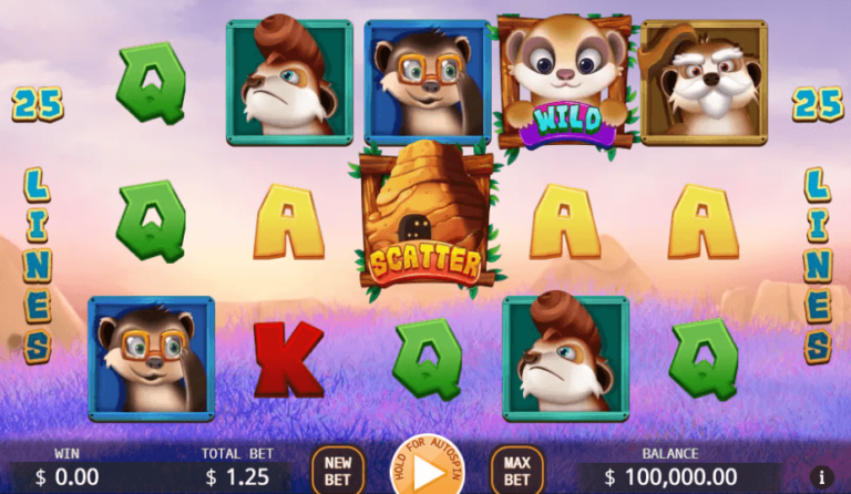 ทดลองเล่นสล็อต KA Gaming Meerkats' Family