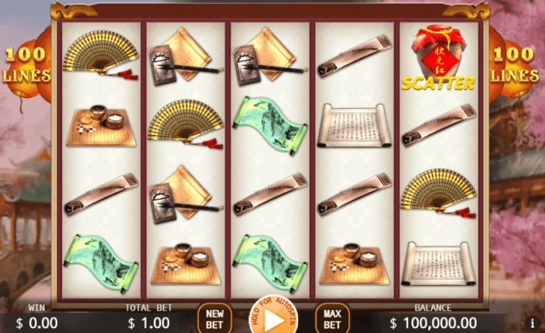 ทดลองเล่นสล็อต KA Gaming The Four Scholars