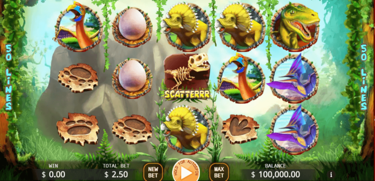 ทดลองเล่นสล็อต KA Gaming The King of Dinosaurs