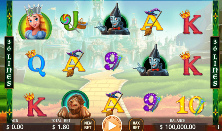 ทดลองเล่นสล็อต KA Gaming The Wizard of Oz