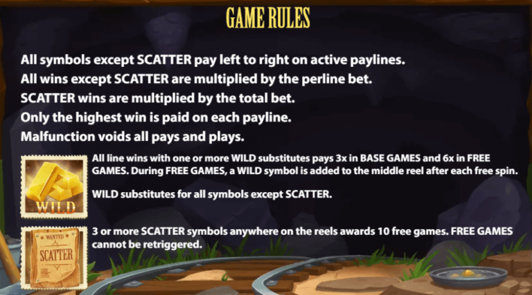 ฟีเจอร์พิเศษเกมสล็อต KA Gaming California Gold Rush