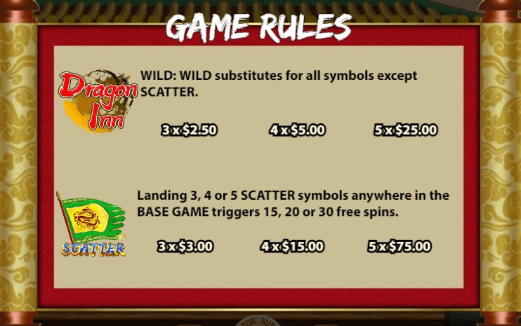 ฟีเจอร์พิเศษเกมสล็อต KA Gaming Dragon Inn