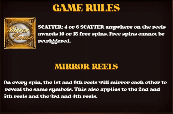 ฟีเจอร์พิเศษเกมสล็อต KA Gaming Mirror House