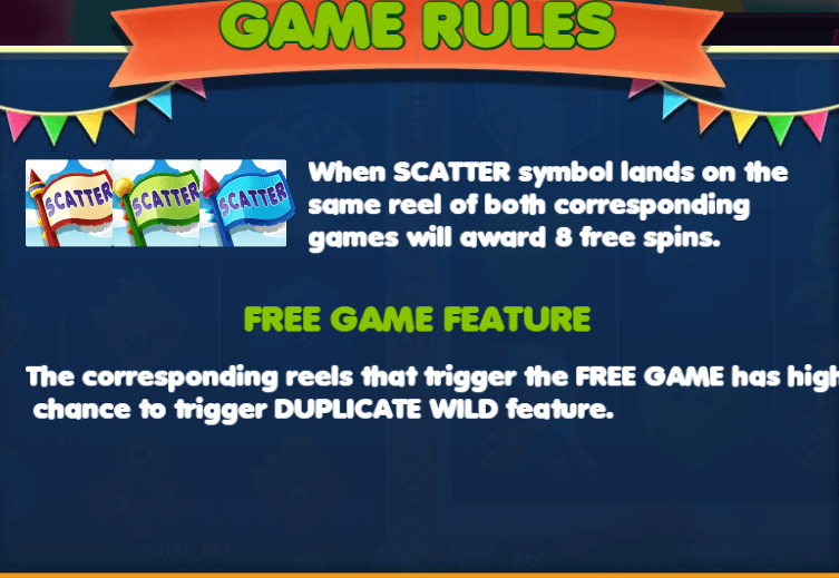 ฟีเจอร์พิเศษเกมสล็อต KA Gaming Monster Parade