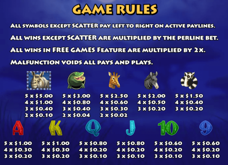 ฟีเจอร์พิเศษเกมสล็อต KA Gaming Safari Slots