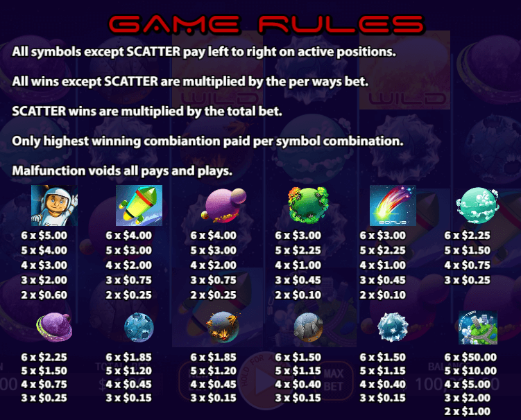 อัตราการจ่ายเงิน KA Gaming เว็บตรง Spinning In Space