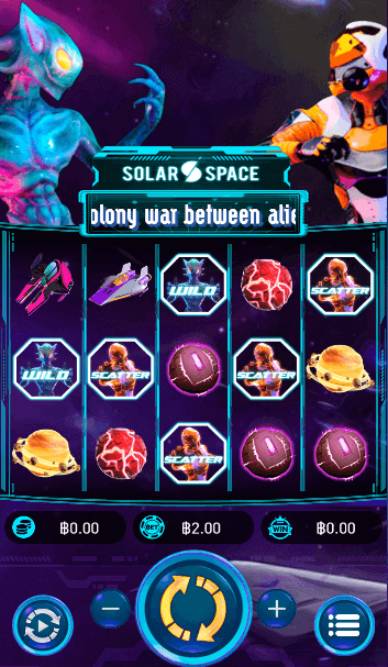 ทดลองเล่นสล็อต AMBSLOT Solar Space