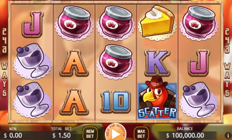 ทดลองเล่นสล็อต KA Gaming Happy Thanksgiving