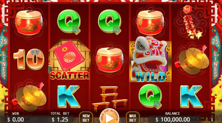 ทดลองเล่นสล็อต KA Gaming Lion Dance