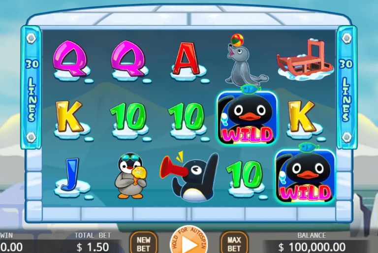 ทดลองเล่นสล็อต KA Gaming Penguin Family Lock 2 Spin