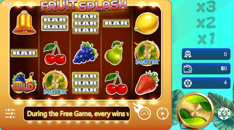 ทดลองเล่นสล็อต Mannaplay Fruit Splash