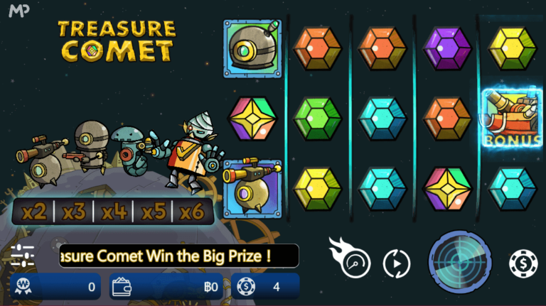 ทดลองเล่นสล็อต Mannaplay Treasure Comet