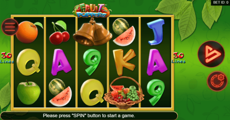 ทดลองเล่นสล็อต SimplePlay Fruit Poppers