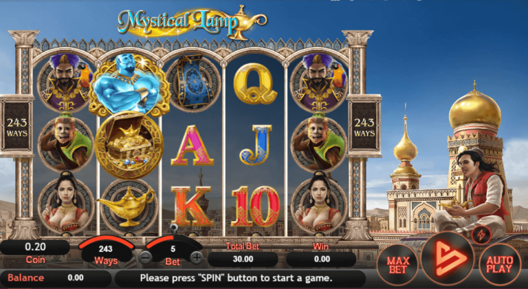 ทดลองเล่นสล็อต SimplePlay Mystical Lamp