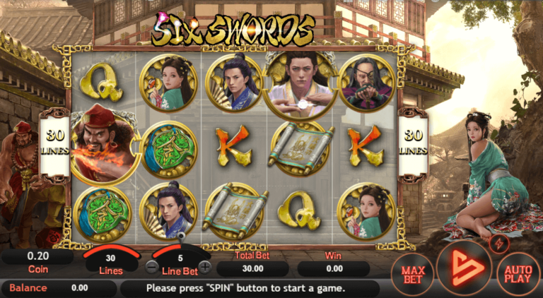 ทดลองเล่นสล็อต SimplePlay Six Swords