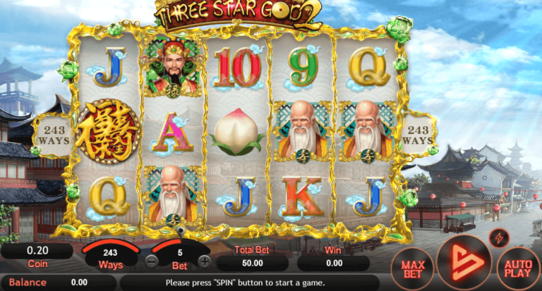 ทดลองเล่นสล็อต SimplePlay Three Star God 2