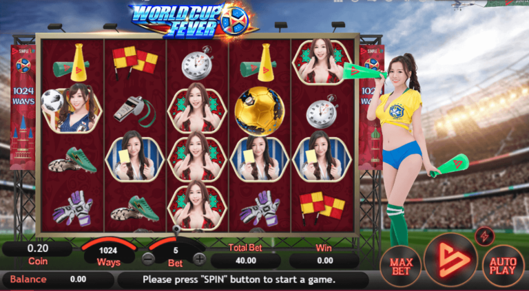 ทดลองเล่นสล็อต SimplePlay World Cup Fever