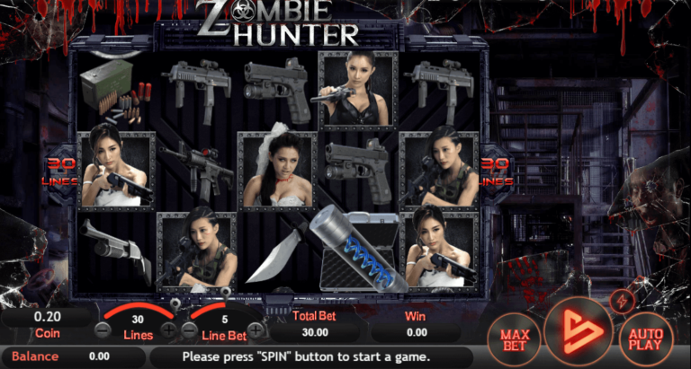 ทดลองเล่นสล็อต SimplePlay Zombie Hunter