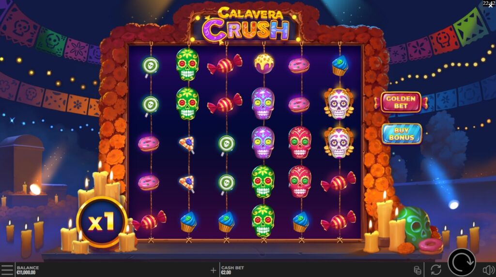 Calavera Crush yggdrasil slotxo