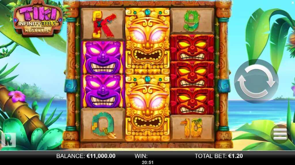 Tiki Infinity Reels X Megaways yggdrasil slotxo