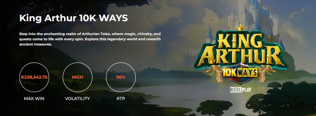 King Arthur 10K WAYS yggdrasil slotxo