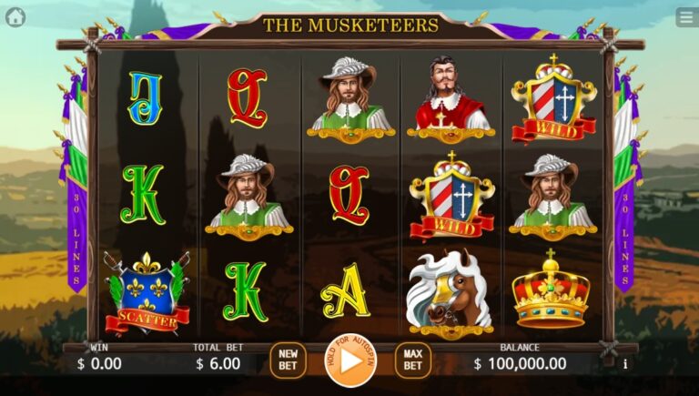 Musketeers KA GAMING sloxo-xo ทางเข้า